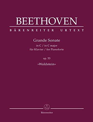 Grande Sonate für Klavier C-Dur op. 53 -Waldstein-. Spielpartitur, BÄRENREITER URTEXT